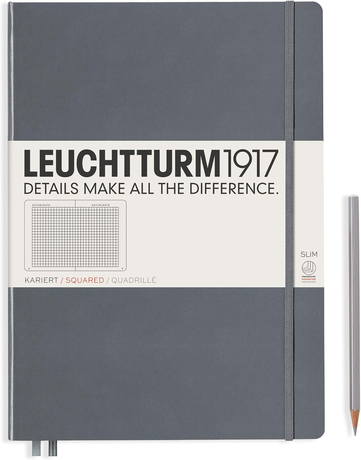 LARGE A4 NOTEBOOK SQUARED