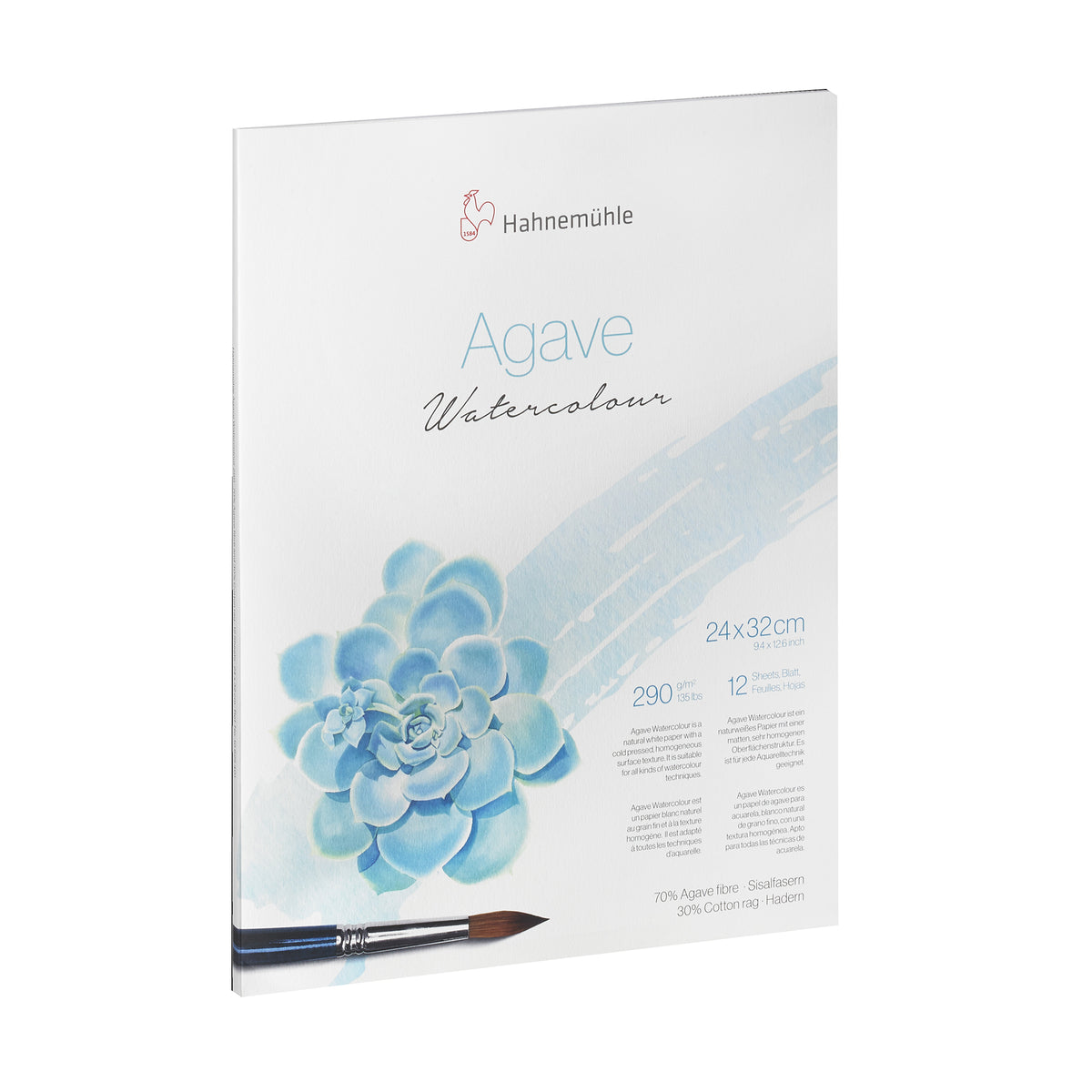 AGAVE WATERCOLOR 9.45&quot; x 12.60&quot;