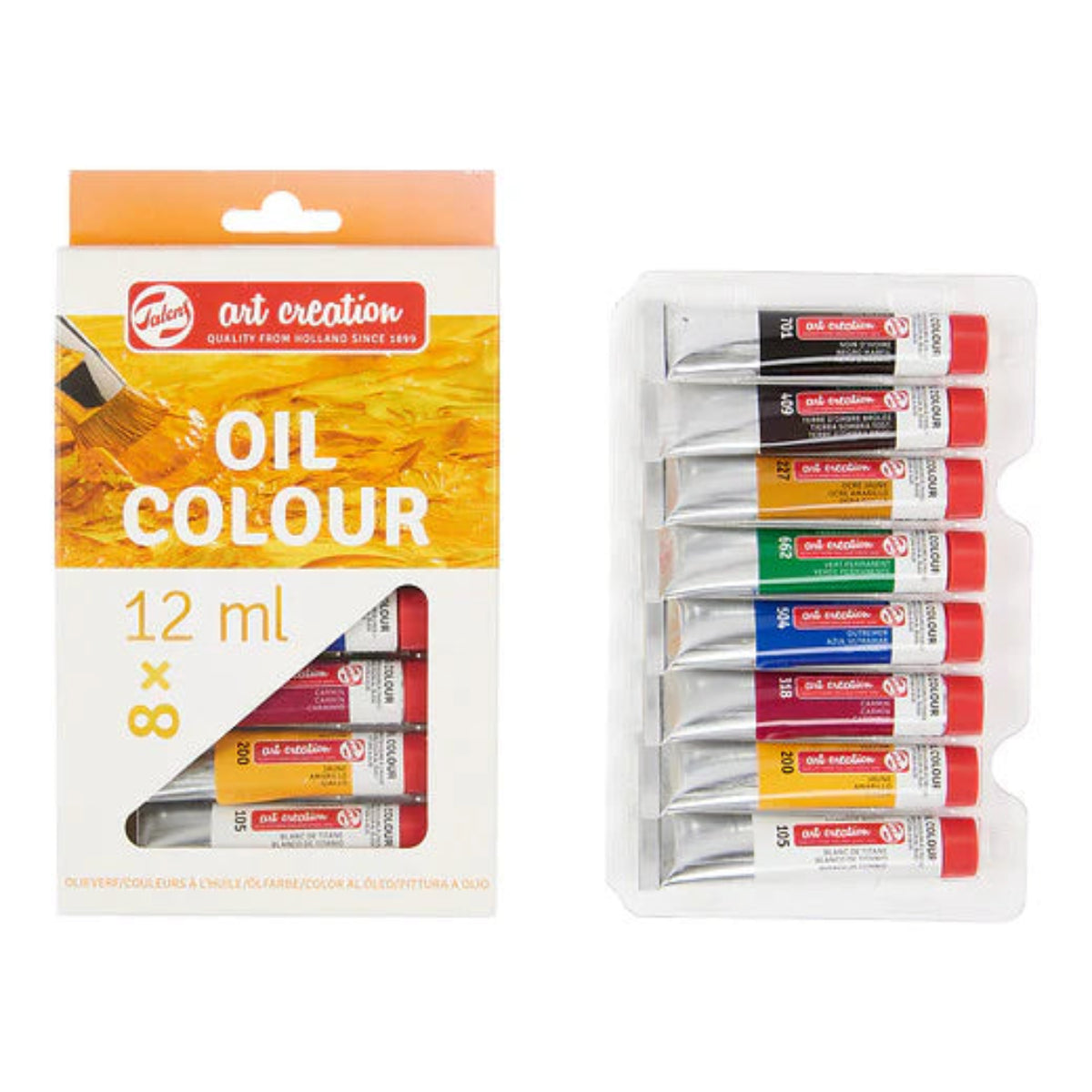 TALENS ART CREATION OIL SET 8X12ML