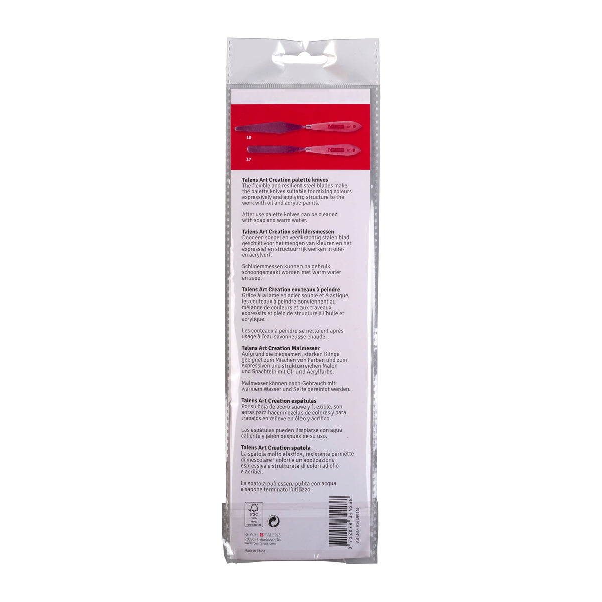 TALENS ART CREATION PAINTING KNIVES 2PC SET