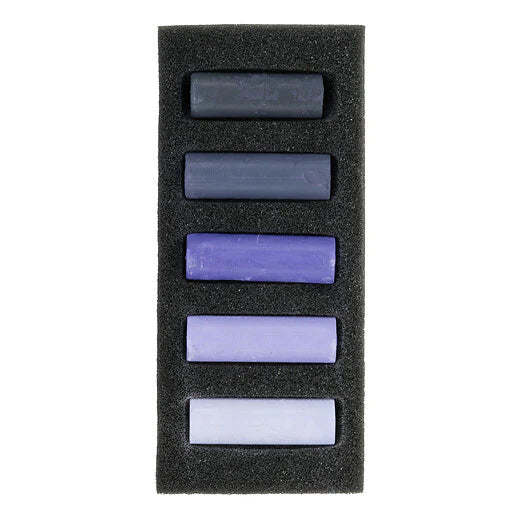 REMBRANDT SOFT PASTEL MICRO SET/5 DEEP VIOLETS