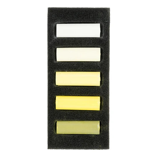 REMBRANDT SOFT PASTEL MICRO SET/5 COOL YELLOW
