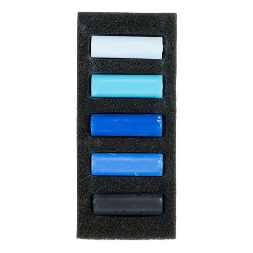 REMBRANDT SOFT PASTEL MICRO SET/5 DEEP BLUES