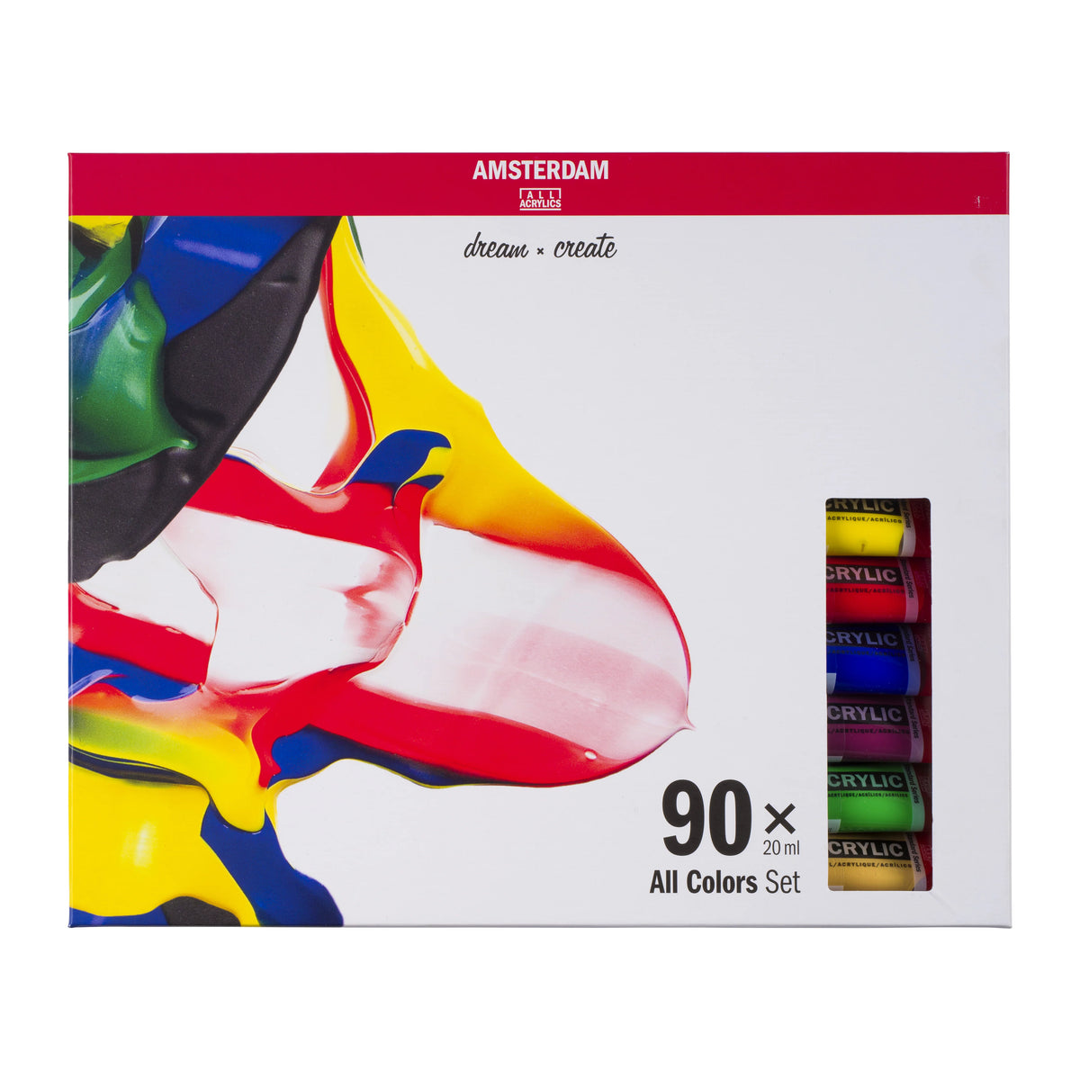 AMSTERDAM STANDARD ACRYLIC 90X20ML GENERAL SET