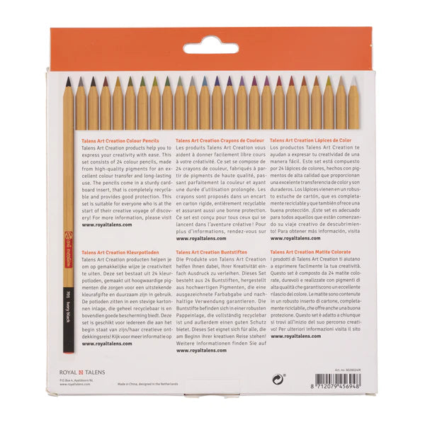 TALENS ART CREATION COLOUR PENCILS SET 24