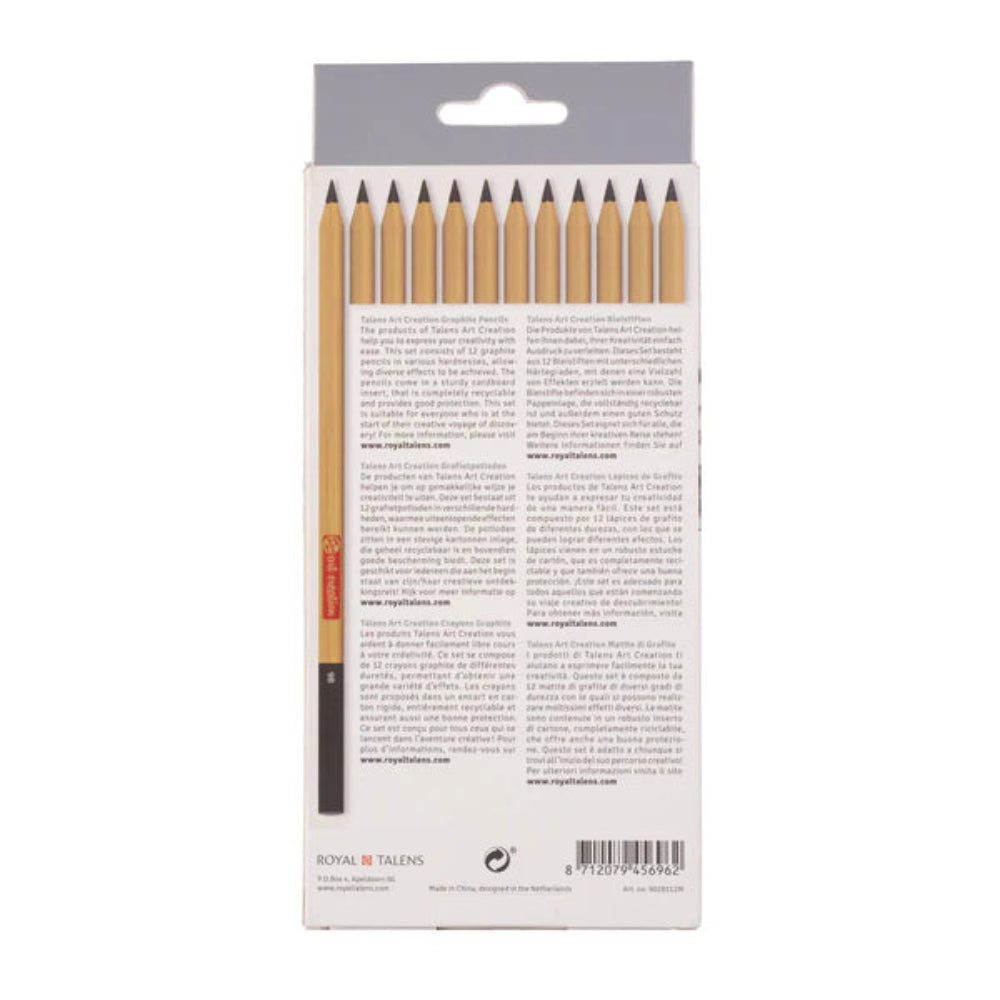 TALENS ART CREATION GRAPHITE PENCILS SET 12