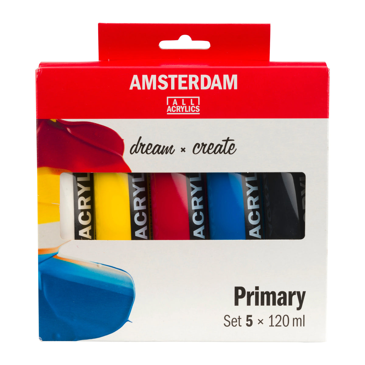 AMSTERDAM STANDARD  ACRYLIC PRIMARY SET | 5X120 ML