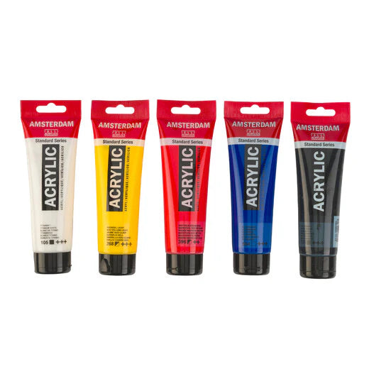 AMSTERDAM STANDARD ACRYLIC MIXING SET – 5X120 ML