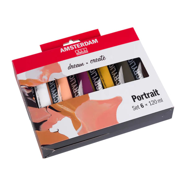 AMSTERDAM STANDARD ACRYLIC PORTRAIT SET | 6X120 ML