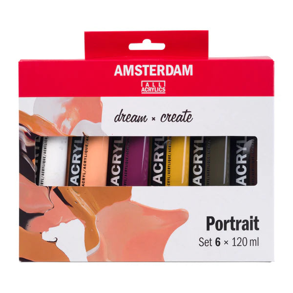 AMSTERDAM STANDARD ACRYLIC PORTRAIT SET | 6X120 ML