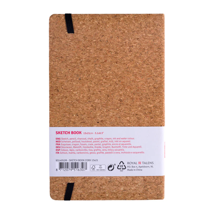 TALENS ART CREATION SKETCHBOOK CORK | 13 X 21 CM, 140 G, 80 SHEETS