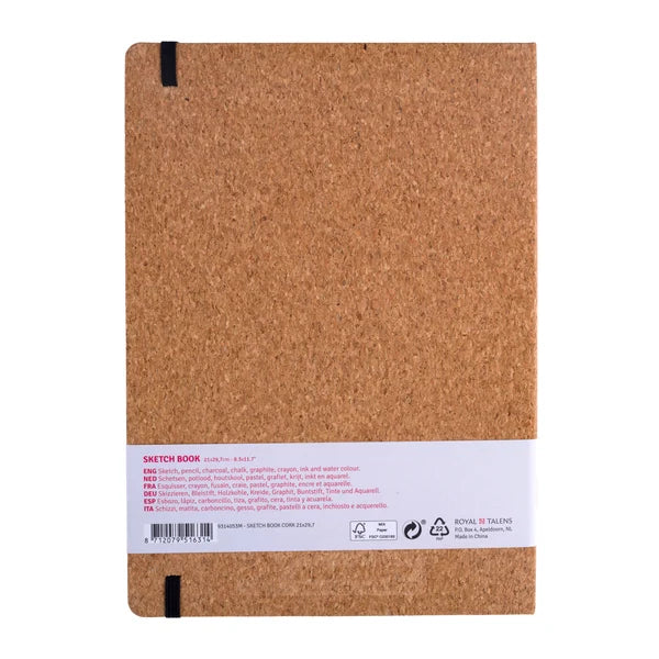 TALENS ART CREATIONS SKETCHBOOK CORK 21X30 140G