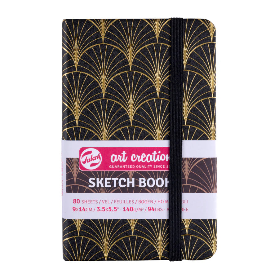TALENS ART CREATION SKETCHBOOK ART DECO | 9 X 14 CM, 140 G, 80 SHEETS