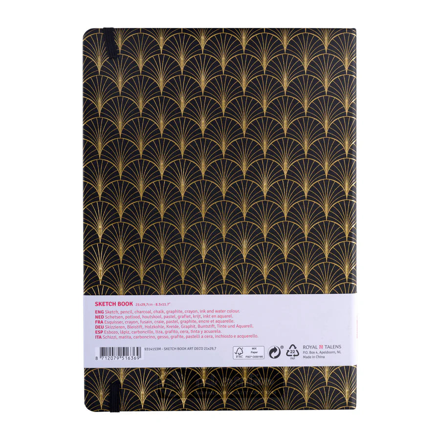 TALENS ART CREATION SKETCHBOOK ART DECO | 21 X 29.7 CM, 140 G, 80 SHEETS