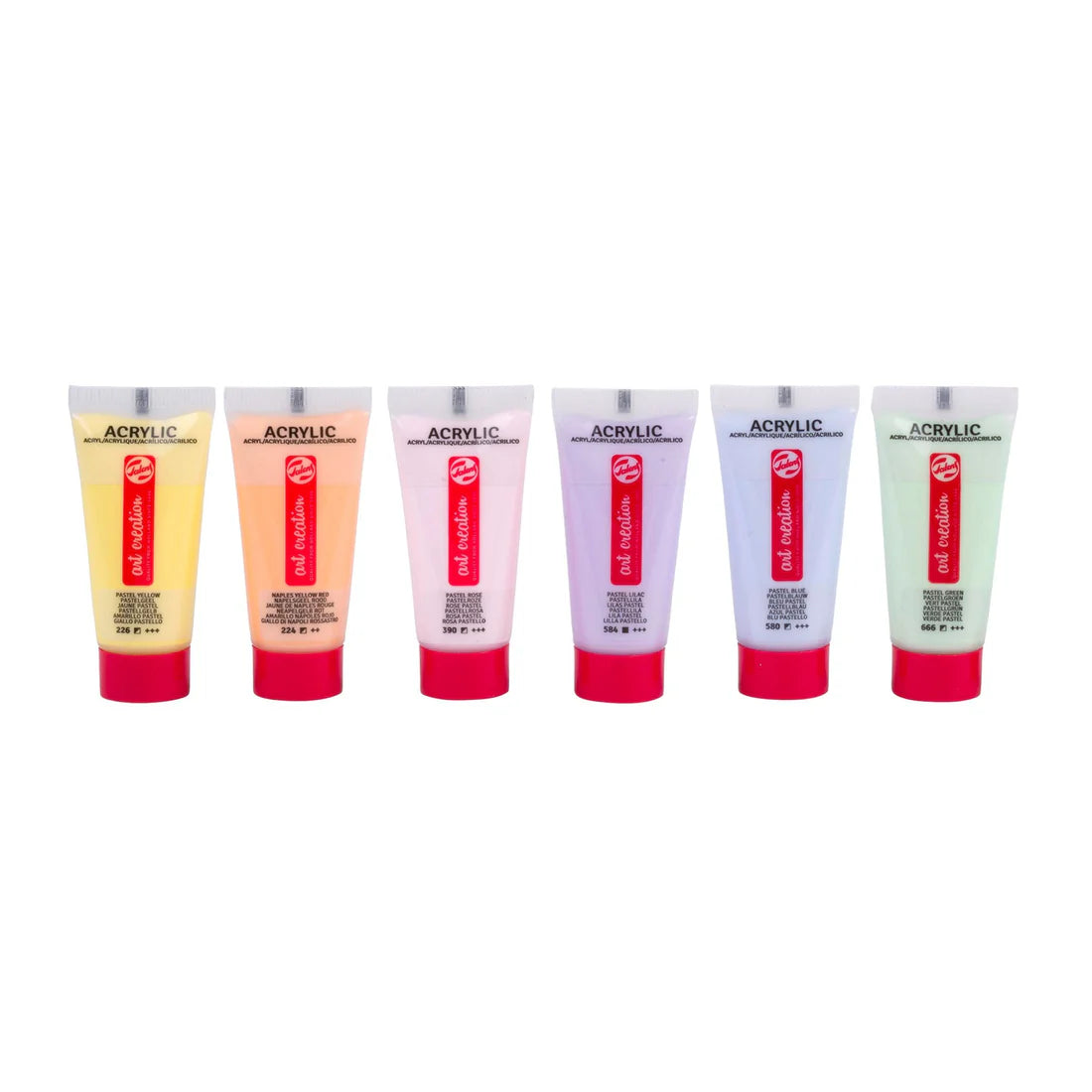 TAC ACRYL SET 6X12ML PASTEL