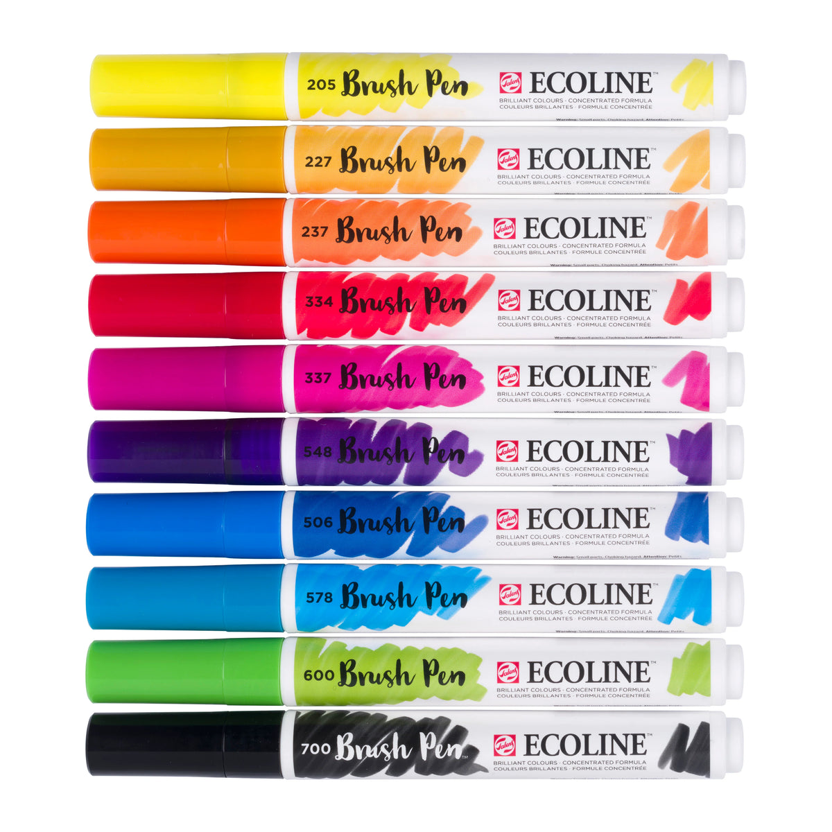 ECOLINE WATERCOLOR BRUSHPEN SET/10 PRIMARY