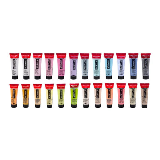 AMSTERDAM STANDARD ACRYLIC 24X20ML PASTEL SET