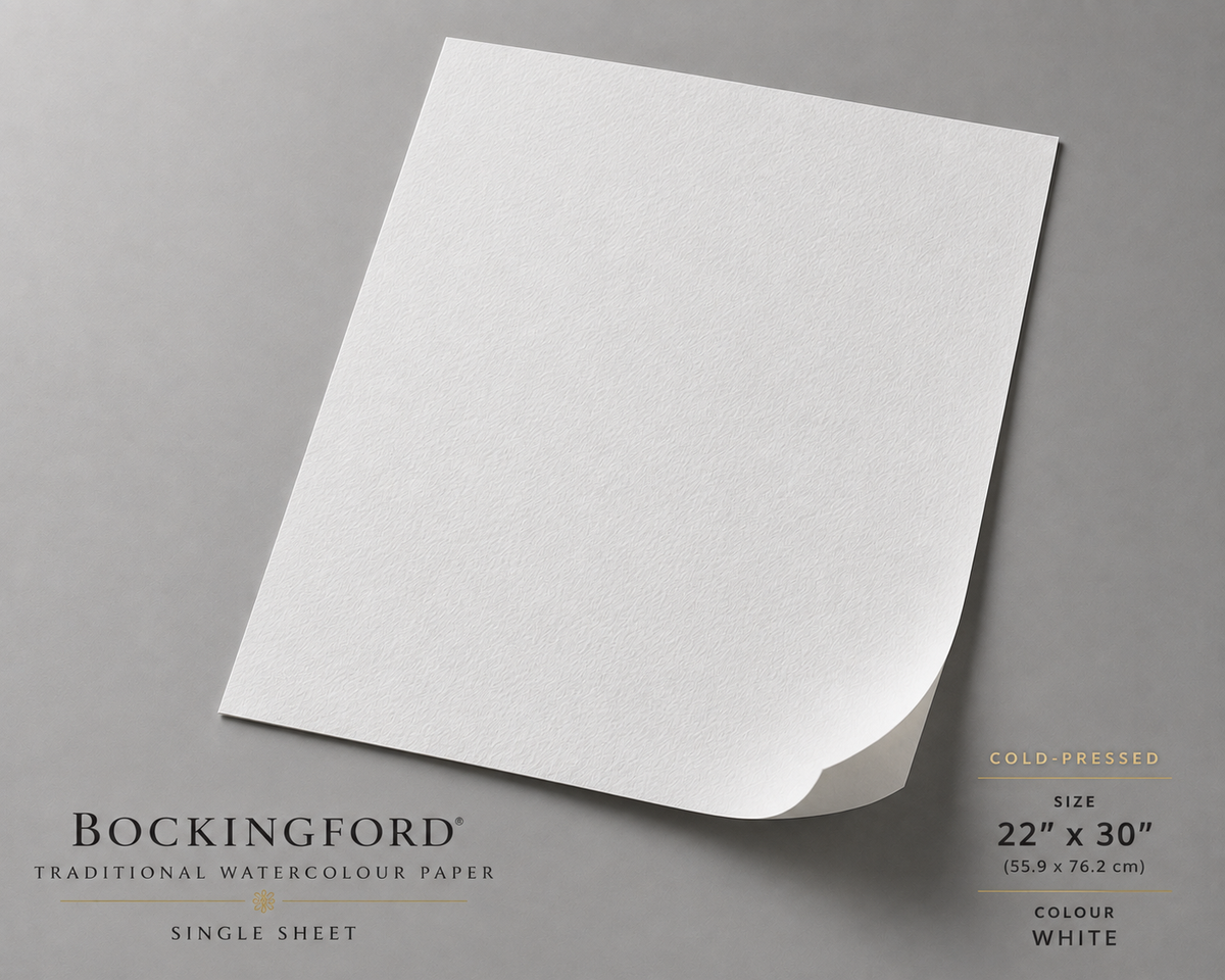 BOCKINGFORD WATERCOLOR COLD-PRESSED WHITE 190g 22X30