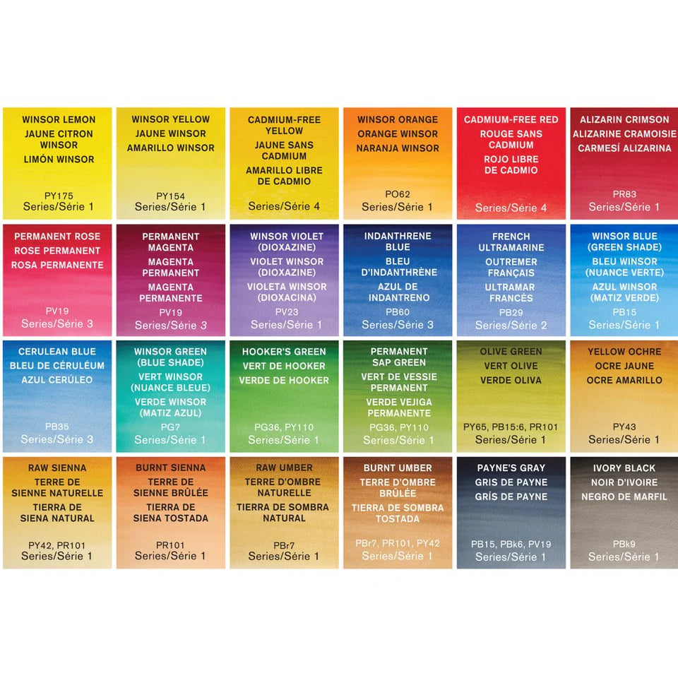 PROFFESIONAL WATERCOLORS COMPLETE TRAVEL TIN