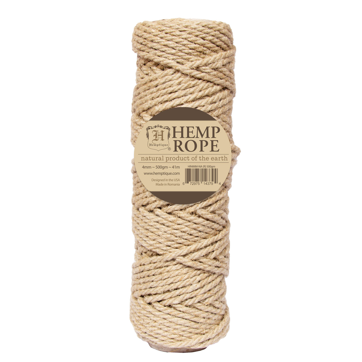 HEMP ROPE SPOOL 4mm / 41m