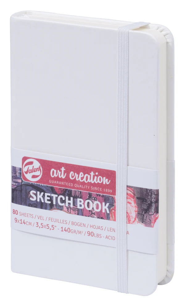 TALENS ART CREATION SKETCHBOOK 140G WHITE COVER 9CM x 14CM