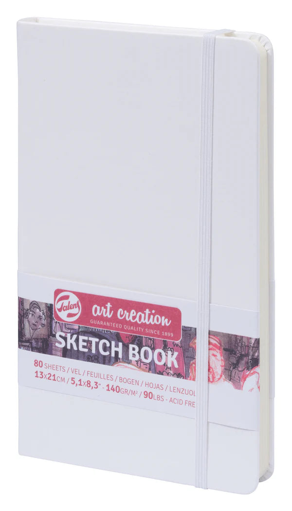 TALENS ART CREATION SKETCHBOOK 140G WHITE COVER 13CM x 21CM