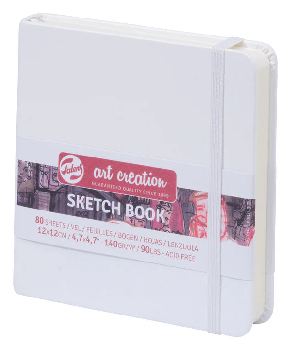 TALENS ART CREATION SKETCHBOOK 140G WHITE COVER 12CM x 12CM