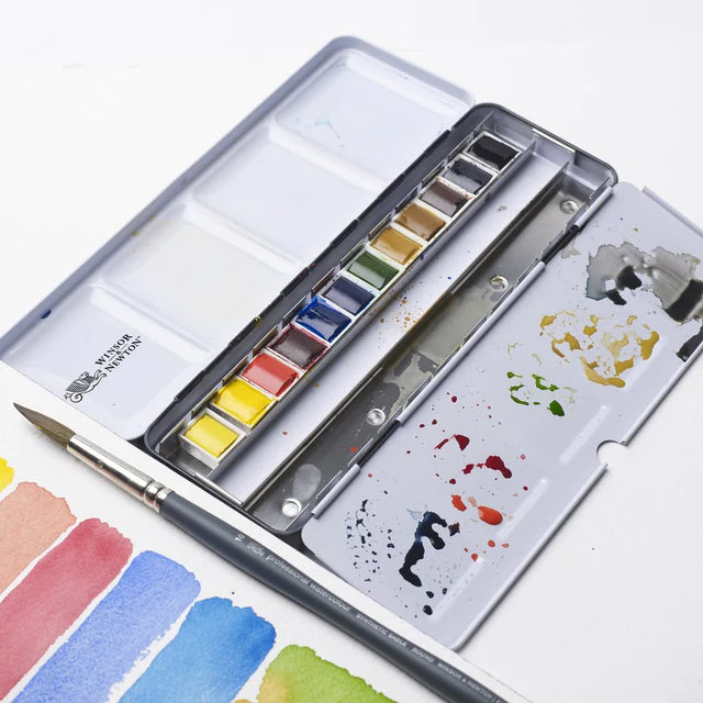 PROFFESIONAL WATERCOLORS CUSTOMIZABLE TRAVEL TIN