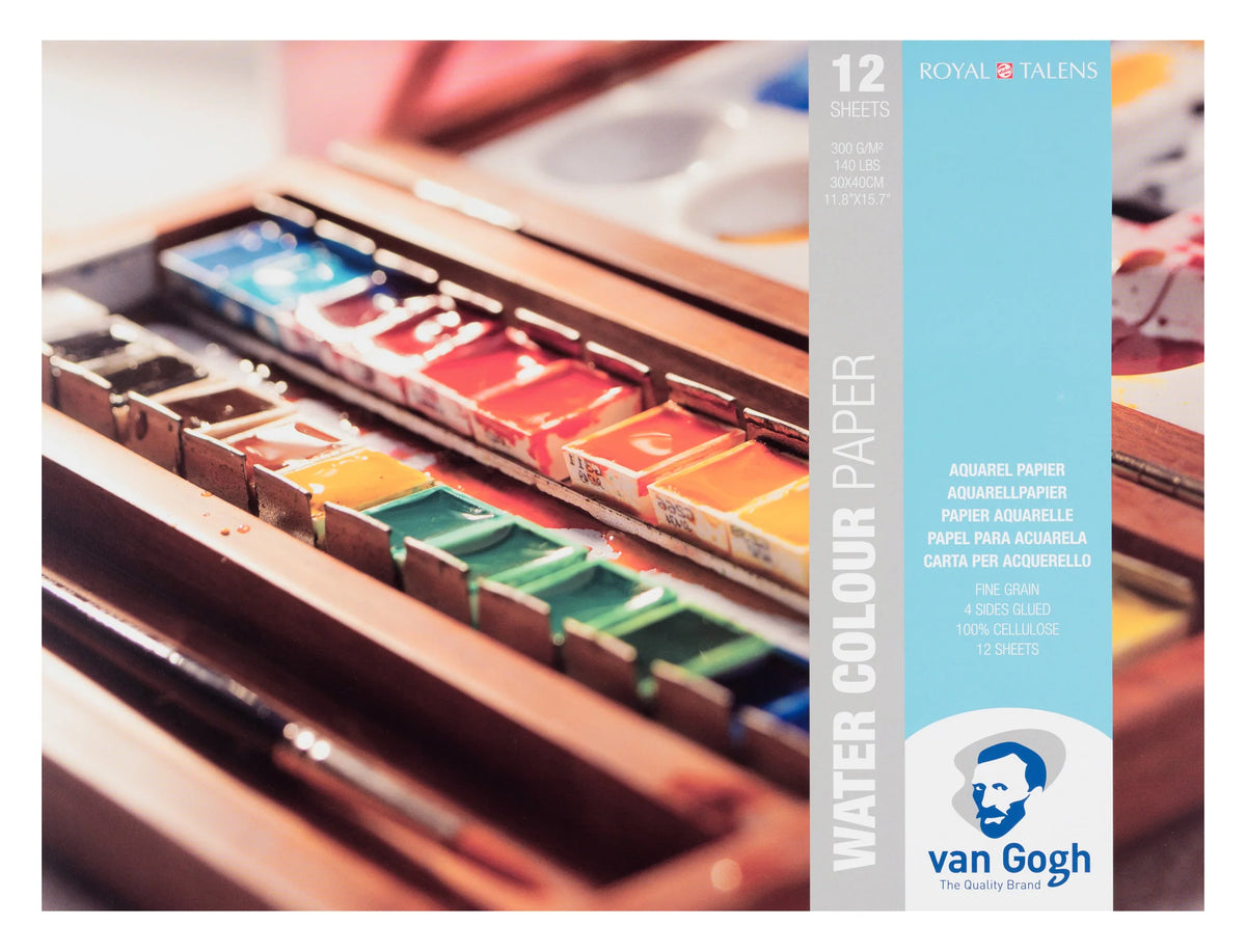 VGWC PAPER PAD 140LB COLD PRESS 11" X 15" 12 SHEETS