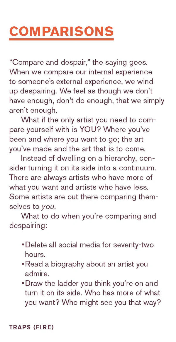 ARTIST&#39;S DECK - 52 CARDS &amp; GUIDE BOOK