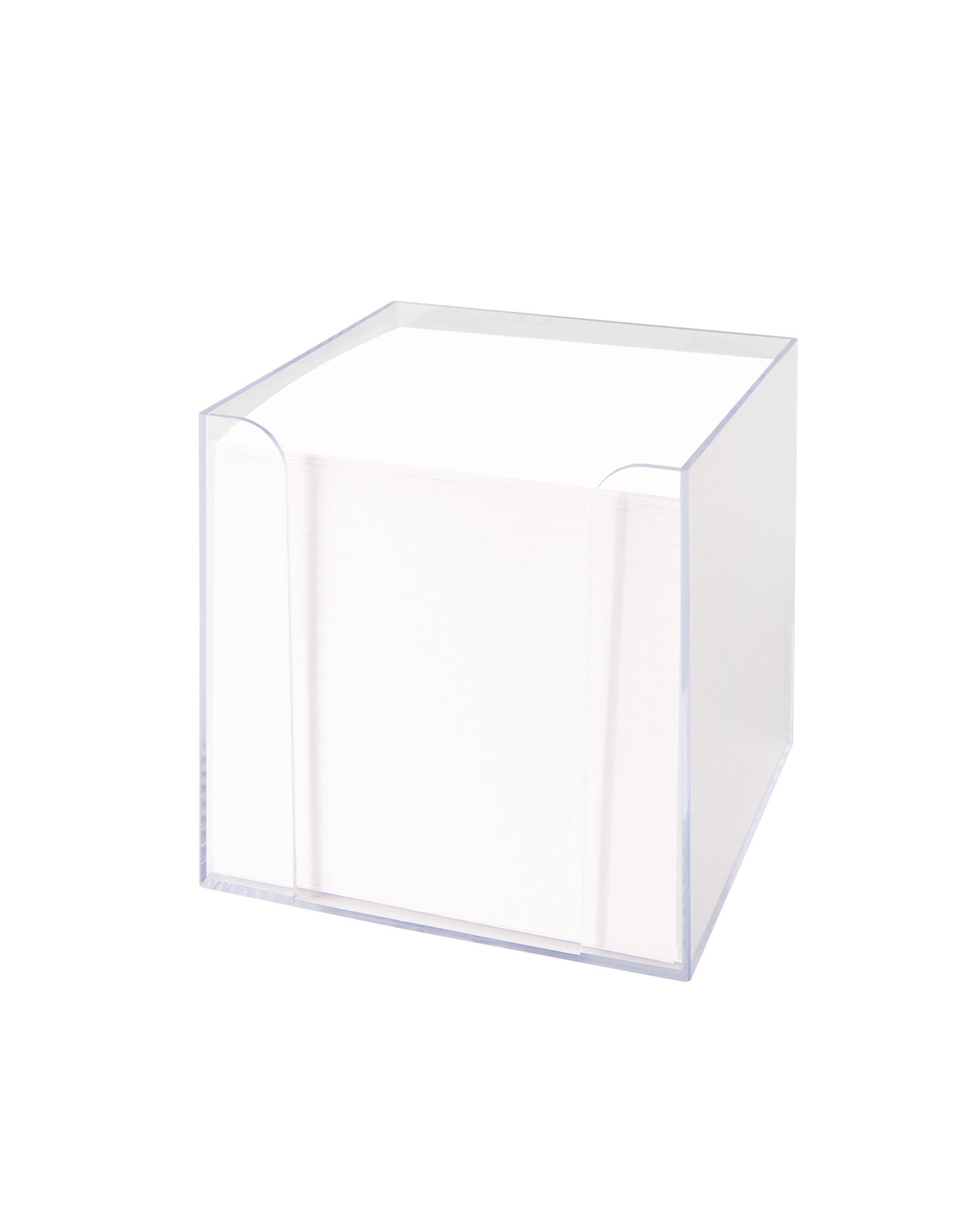 FOLIA NOTE BOX - WHITE PAPER 9CM X 9CM