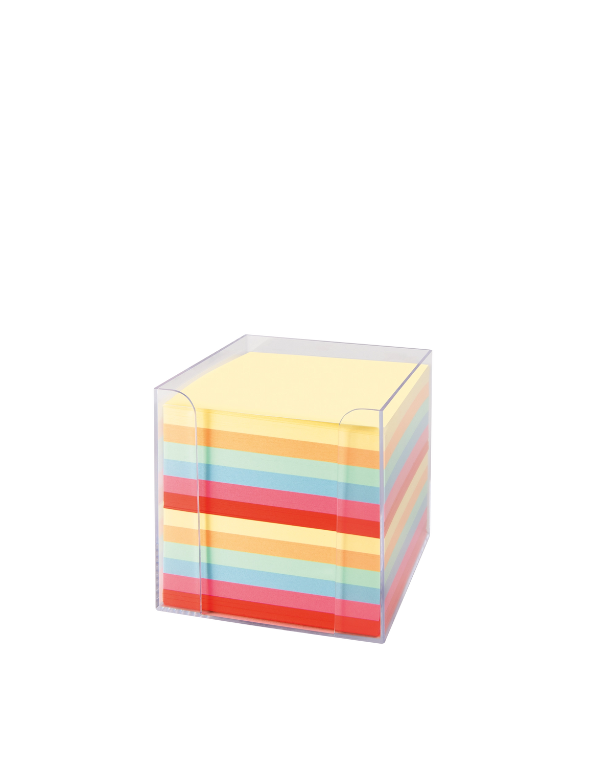 FOLIA NOTE BOX – ASSORTED COLORS 9CM X 9CM