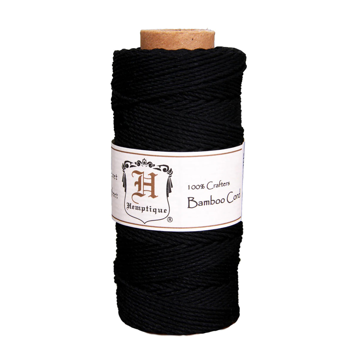 BAMBOO CORD SPOOL BLACK