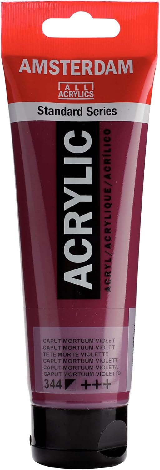 AMSTERDAM STANDARD ACRYLIC 120ML CAPUT MORTUUM VIOLET 344