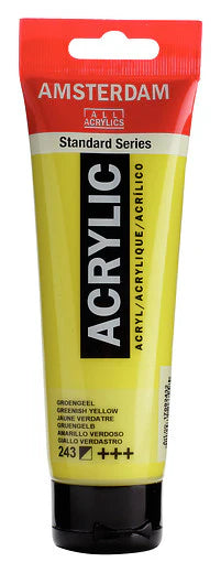AMSTERDAM STANDARD ACRYLIC 120ML GREENISH YELL 243
