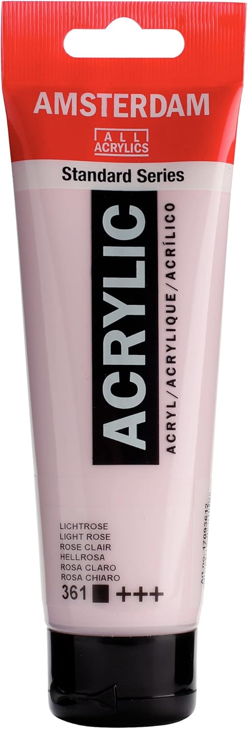 AMSTERDAM STANDARD ACRYLIC 120ML LIGHT ROSE 361