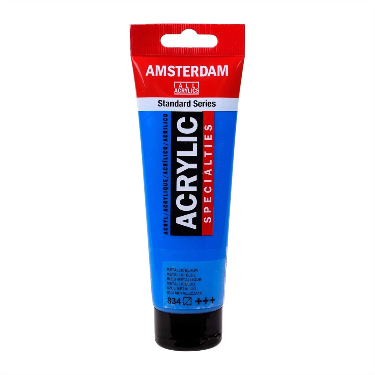 AMSTERDAM STANDARD ACRYLIC 120ML METALLIC BLUE 834
