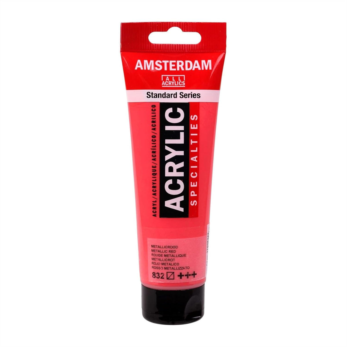 AMSTERDAM STANDARD ACRYLIC 120ML METALLIC RED 832
