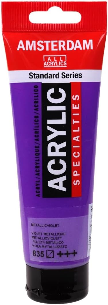 AMSTERDAM STANDARD ACRYLIC 120ML METALLIC VIOLET 835