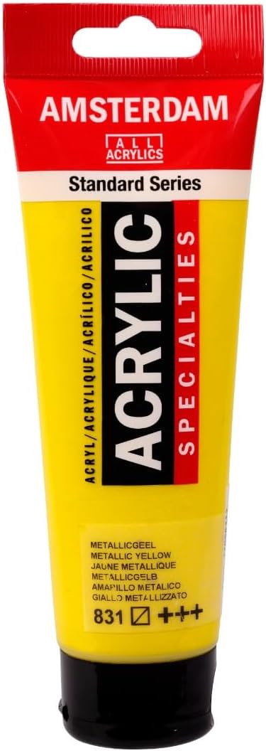 AMSTERDAM STANDARD ACRYLIC 120ML METALLIC YELLOW 831