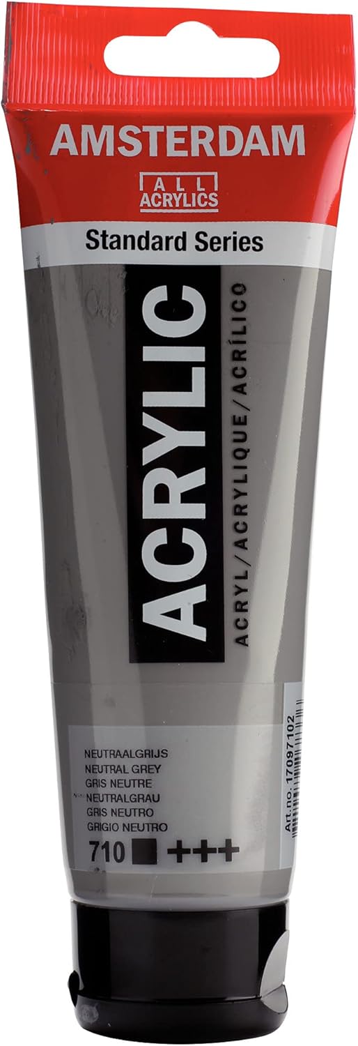 AMSTERDAM STANDARD ACRYLIC 120ML NEUTRAL GREY 710
