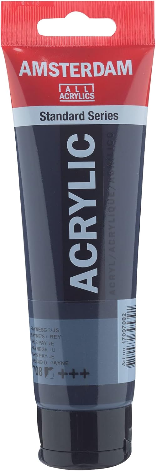 AMSTERDAM STANDARD ACRYLIC 120ML PAYNES GREY 708