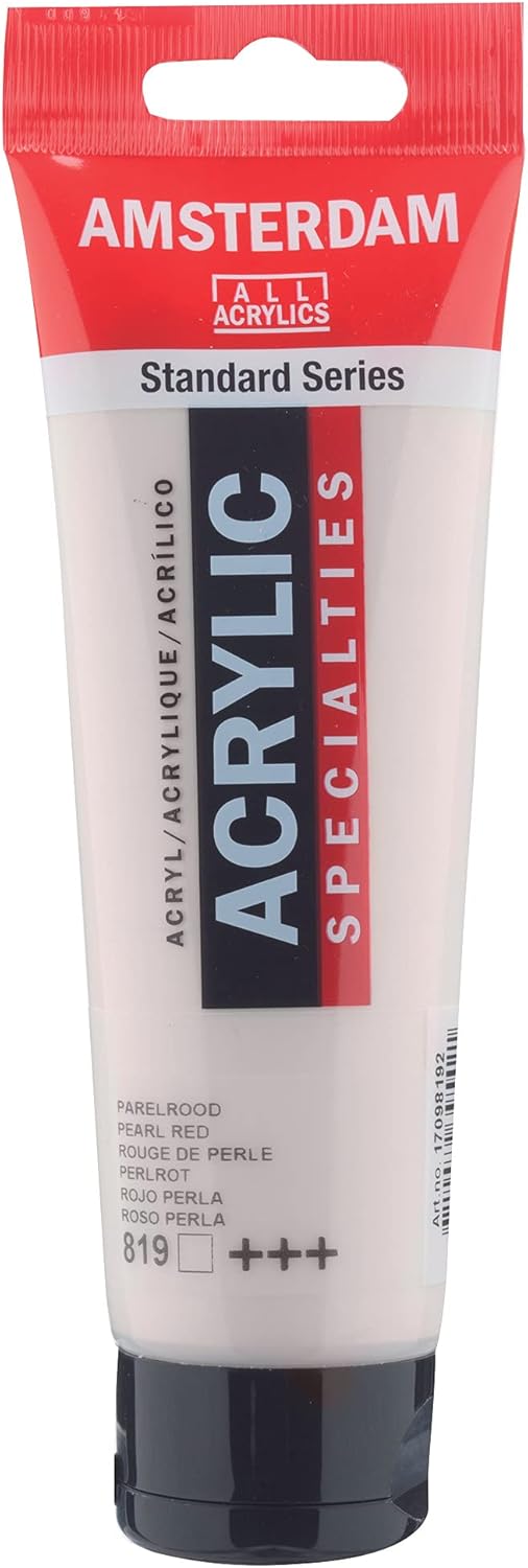 AMSTERDAM STANDARD ACRYLIC 120ML PEARL RED 819