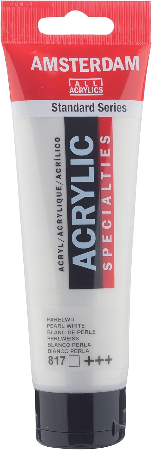 AMSTERDAM STANDARD ACRYLIC 120ML PEARL WHITE 817