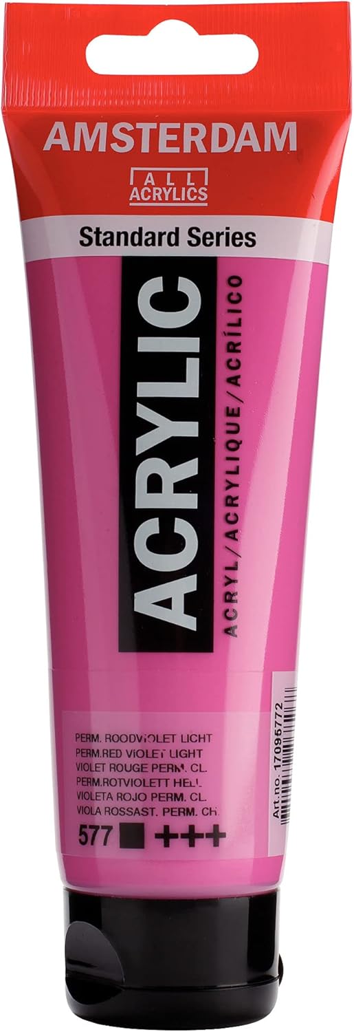 AMSTERDAM STANDARD ACRYLIC 120ML PERMANENT RED VIOLET LIGHT 577