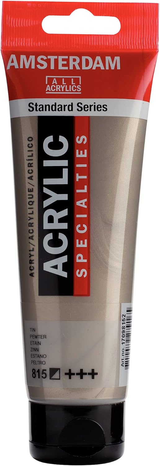 AMSTERDAM STANDARD ACRYLIC 120ML PEWTER 815