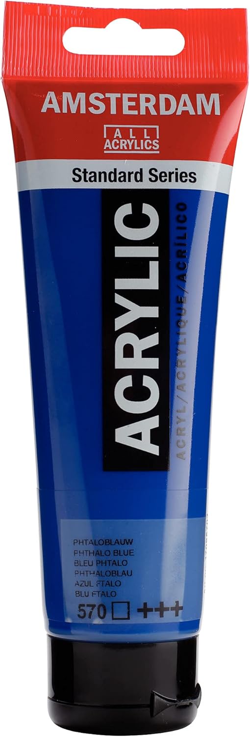 AMSTERDAM STANDARD ACRYLIC 120ML PHTHALO BLUE 570