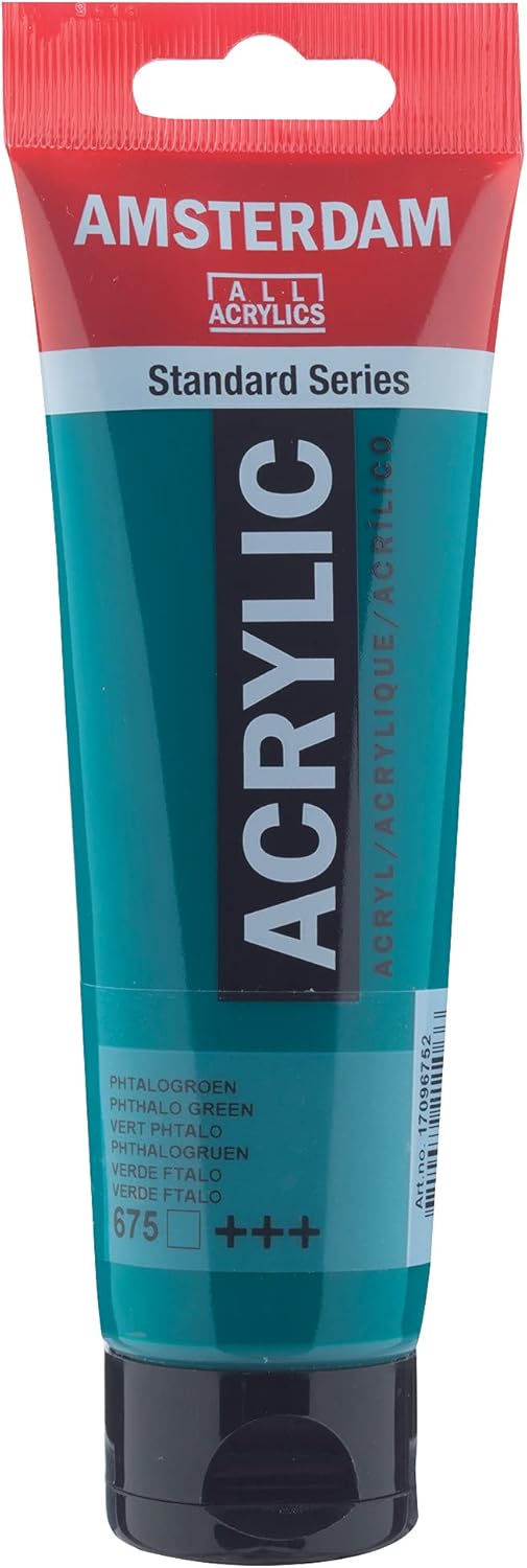 AMSTERDAM STANDARD ACRYLIC 120ML PHTHALO GREEN 675