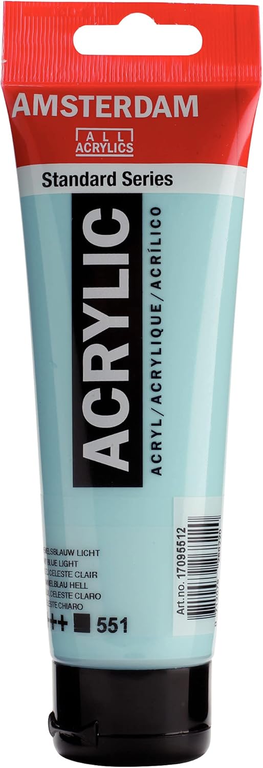 AMSTERDAM STANDARD ACRYLIC 120ML SKY BLUE LT 551