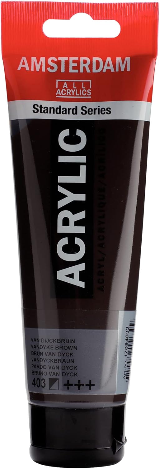 AMSTERDAM STANDARD ACRYLIC 120ML VANDYKE BROWN 403
